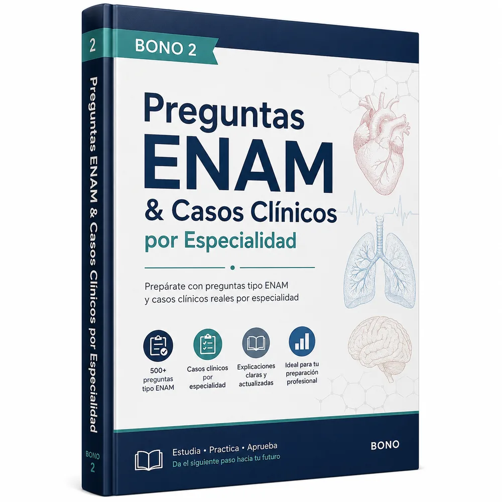Bono 2 · Preguntas ENAM y casos clínicos por especialidad